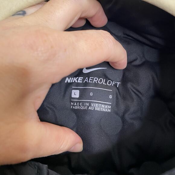 NIKE AeroLoft Running Size L Lightweight Down Vest Packable - Picture 3 of 7
